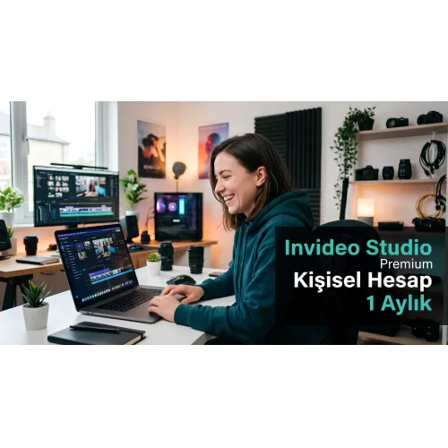  Invideo Studio Premium Kişisel Hesap 1 Aylık